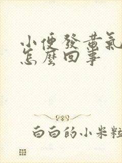 小便发黄气味大怎么回事封面