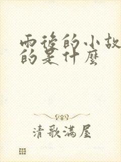 雨后的小故事讲的是什么