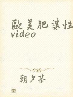 欧美肥婆性猛交video