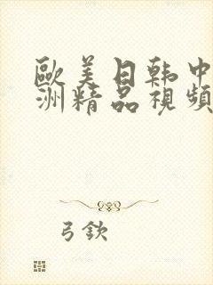 欧美日韩中文亚洲精品视频封面