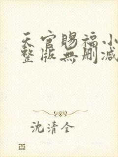 天官赐福小说完整版无删减txt