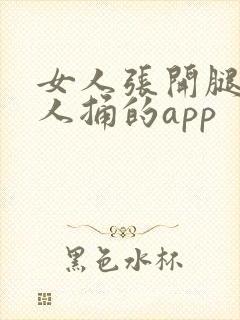 女人张开腿让男人捅的app