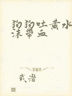 狗狗吐黄水带泡沫带血