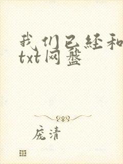 我们已经和离了txt网盘