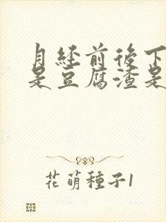 月经前后下面都是豆腐渣是怎么回事