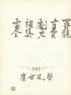 电视剧有罪之身全集免费观看高清