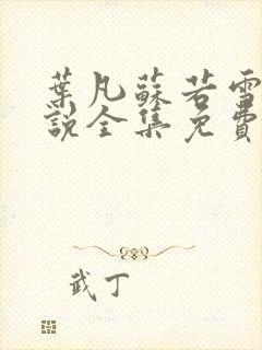 叶凡苏若雪的小说全集免费阅读