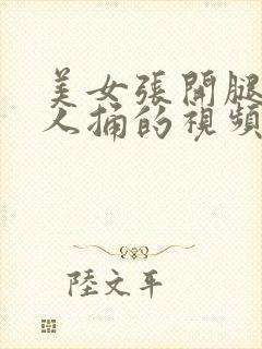 美女张开腿让男人捅的视频