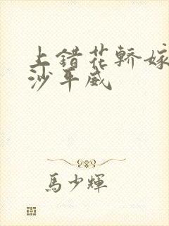 上错花轿嫁对郎沙平威