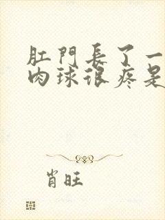 肛门长了一个小肉球很疼是怎么回事