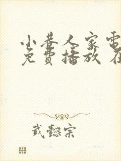 小巷人家电视剧免费播放 在线