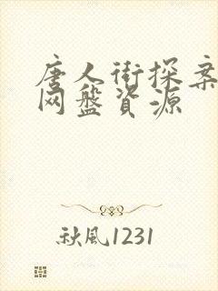 唐人街探案网剧网盘资源