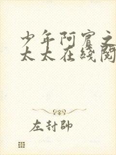 少年阿宾之房东太太在线阅读