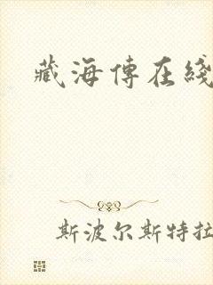 藏海传在线高清封面