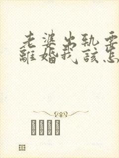 老婆出轨要跟我离婚我该怎么办