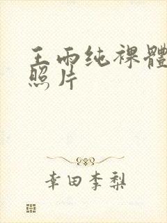 王雨纯裸体艺术照片