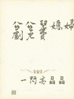 公公儿媳妇电视剧免费封面