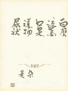 尿道口流白色脓状物是怎么回事