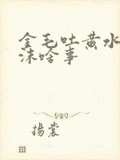 金毛吐黄水带泡沫啥事