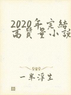 2020年完结高质量小说