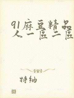 91麻豆精品成人一区二区