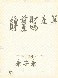 婚前财产算婚后财产吗