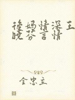 后妈情深王磊杨晓芬言情