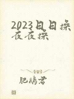 2023日日操夜夜操