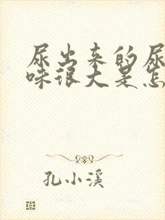 尿出来的尿浑浊味很大是怎么回事