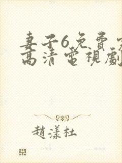 妻子6免费完整高清电视剧看