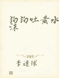狗狗吐黄水带泡沫封面