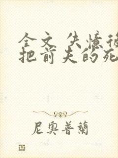 全文 失忆后错把前夫的死对头当老公封面