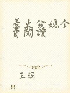 惹火公媳全文免费阅读