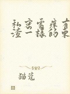 私密处痒有豆腐渣一样的东西