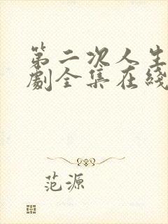 第二次人生电视剧全集在线观看