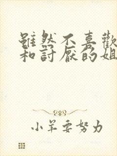 虽然不喜欢但是和讨厌的姐姐动漫