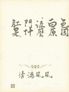 肛门流白色液体是什么原因