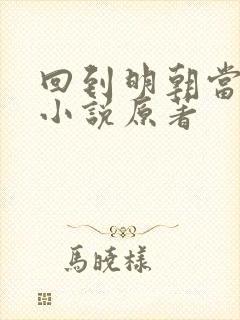 回到明朝当王爷小说原著