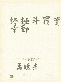 终极斗罗实体书章节封面