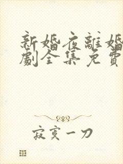 新婚夜离婚时短剧全集免费观看