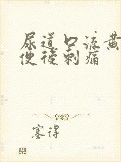 尿道口流黄脓小便后刺痛