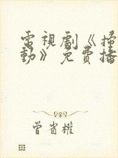 电视剧《扫黑行动》免费播放