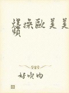 爆操欧美美女视频