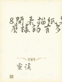 8开素描纸是什么样的有多大封面