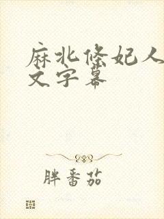 麻北条妃人妻中文字幕