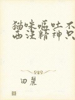 猫咪呕吐不吃东西没精神只喝水