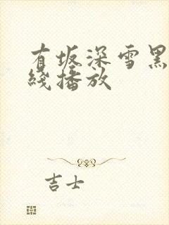 有坂深雪黑人在线播放