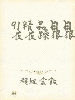 91精品日日躁夜夜躁狠狠躁封面
