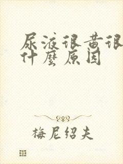 尿液很黄很臭是什么原因封面