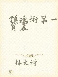 镇魂街第一季演员表封面